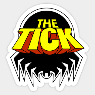 The tick cartoon logo Sticker